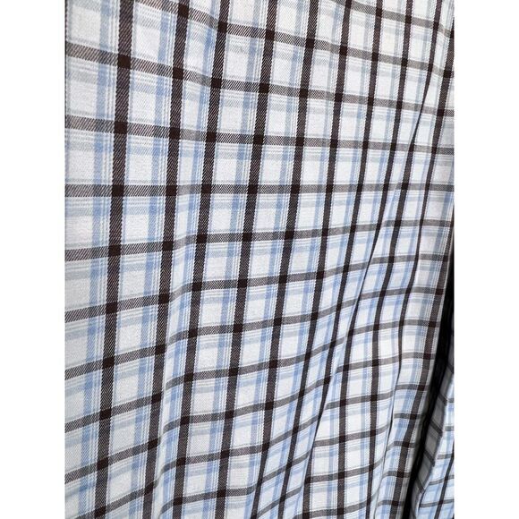 Peter Millar Shirt Mens Medium Checkered Button Down Long Sleeve Cotton Crown - Picture 3 of 6